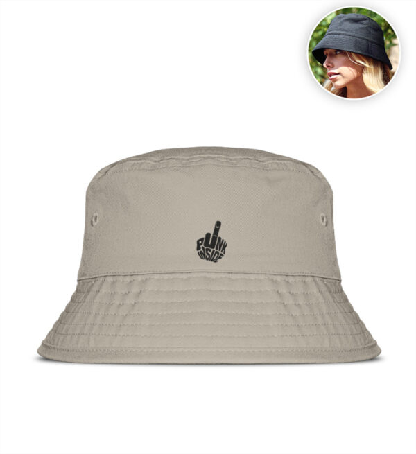 Sand PunkInside - Organic Bucket Hat mit Stick-7153