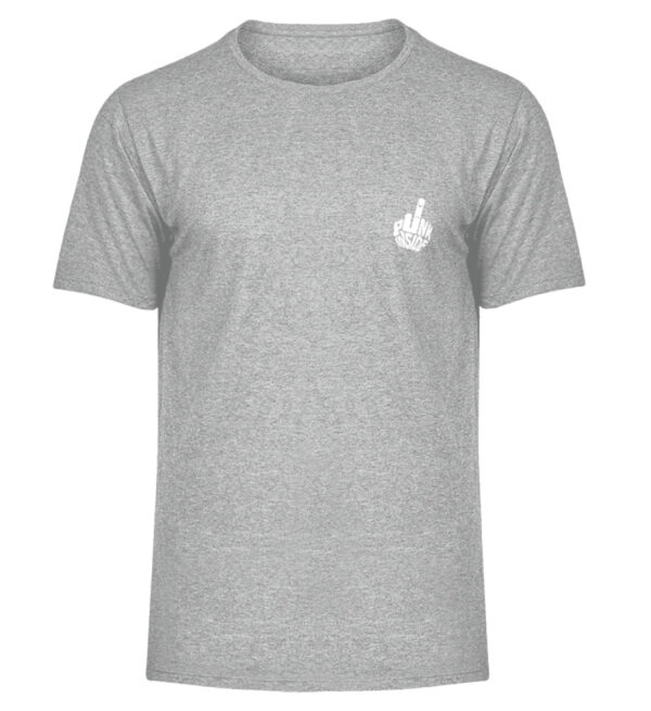 Unifarben PunkInisde - Herren Melange Shirt-6807