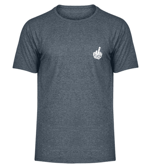 Unifarben PunkInisde - Herren Melange Shirt-6808