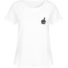 weiss Damen PunkInside - Damen RollUp Shirt-3