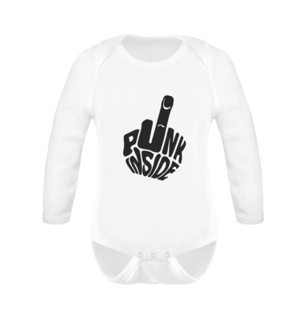 Weiss PunkInside - Baby Body Langarm-3